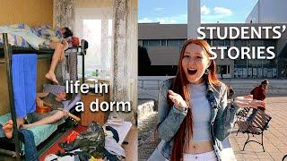 Student dorm, university canteen, student visa and studying in Russia