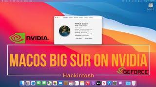 macOS Big Sur on NVIDIA | Hackintosh