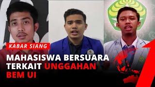 Respons Sejumlah Mahasiswa di Indonesia Terkait Unggahan BEM UI | Kabar Siang tvOne