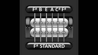 Perfect Guitar Tuner (F# Standard = F# B E A C# F# - Full Step Up)