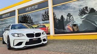 AERO Dynamics Frontspoiler frontlip Carbon CS-R BMW M2 F87 N55 Spoiler Splitter TÜV Umbau