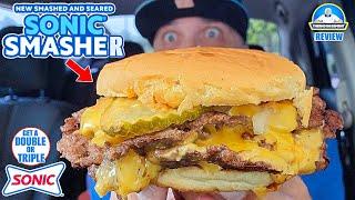 Sonic® Triple Smasher Review!  | Sonic® Making SMASH BURGERS? | theendorsement