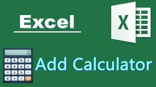 How to Open Calculator in Excel