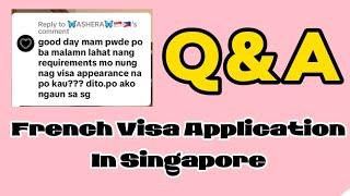 REQUIREMENTS SA FRENCH VISA APPEARANCE | Q&A FROM MY TIKTOK | by hana liza