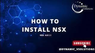 Install VMware NSX 4.x