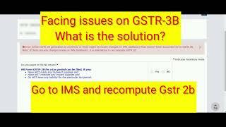 GSTR 2B not generated How to File GSTR 3b Return Filing GST 3b Return Kaise Bhare 3b Return Filing