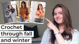 16 fall and winter size inclusive Ravelry crochet patterns | The Mindful Creators