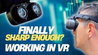 Working in VR: Is This 4K Micro-OLED Headset Finally Sharp Enough?