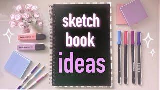 5 Ways to Fill Your Sketchbook \\ aesthetic, simple & pretty  episode 3