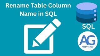 rename table column name in sql #sql #sqlserver #AtharvGuruji