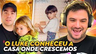 REAGINDO AO LUKE NA CASA ONDE CRESCEMOS - Luccas Neto e eu