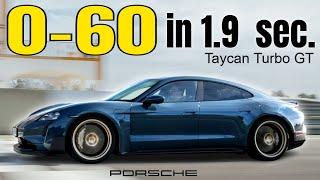 Porsche Taycan Turbo GT Breaks Barriers with Record Setting 1.9 Second Zero to 60 Time