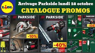 catalogue LIDL parkside 28 octobre  Arrivage bricolage parkside performance Promos UltimateSpeed