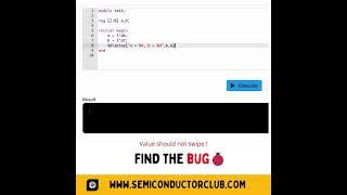 Find the Bug | Semiconductor Club