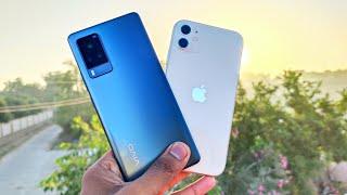 Vivo X60 Pro Vs iPhone 11 Camera Test & Comparison | Which is The Best..?