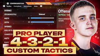 WORLD CHAMPION PRO PLAYER ANDERS VEJRGANG META 4321 FORMATION & CUSTOM TACTICS | FC 24 ULTIMATE TEAM