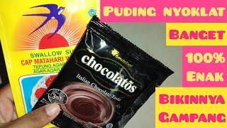 RESEP PUDING COKLAT CHOCOLATOS ENAK DAN NYOKLAT