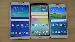 Android 5.0 Lollipop: Samsung Galaxy Note 3 vs. Samsung Galaxy S5 vs. LG G3 - Which Is Faster? (4K)