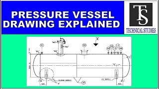 How to read a pressure vessel drawing. tutorial For beginners
