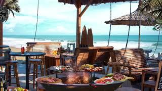 Sea cafe Ambience | Let's enjoy BBQ️ASMR