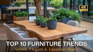 Top 10 Furniture Design Trends 2024: Embrace the Latest Stylish, Elegant & Luxurious Home Decor Idea