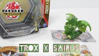 ELEMENTAL TROX x SAIRUS Single Pack | Bakugan Legends | BAKUGAN UNBOX