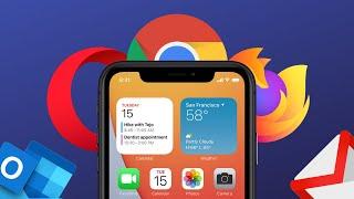 Setting Your Default Web Browser and Email Client in iOS 14