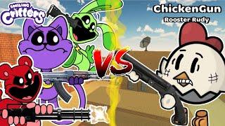 smiling critters VS chicken gun (@cuadradito_bonito )(#animation )(#poppyplaytimechapter3 )