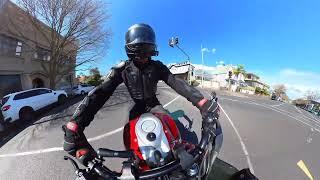 GSX150 First time on New Zealand open road | @ricardorides Looser! haha