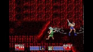 Golden Axe II Sega Genesis 2 player hard 60fps