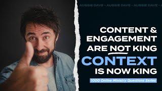 CONTENT Is Not King On Social Media ... CONTEXT Is