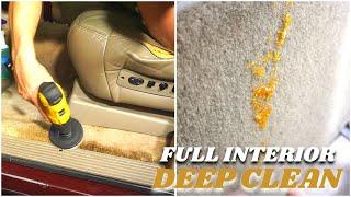 Deep Cleaning A Neglected Car Interior - Full Interior Car Detailing