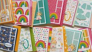 Mass Produce Cards Quickly with 6 x 6 Designer Series Paper|So Easy!