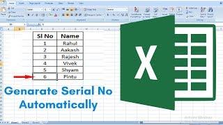 Automatic Serial Number in Excel