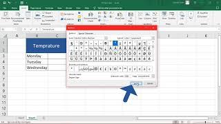 How to Add a Degree symbol in Excel (Easy To Learn)