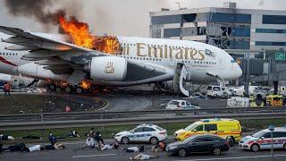 Emirates A380 Engine Fire Leads to Airport Crash: A Shocking Tale of Survival!