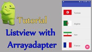 Android studio tutorial - Lesson 7 : Using an ArrayAdapter with ListView [ kotlin ]
