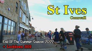 St Ives (Cornwall) End Of Season 2022 with lockdown footage from 2020.