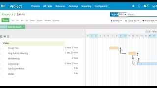 Odoo Gantt Native: Duration - Work: Type Auto Scheduling