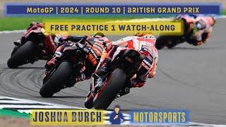 MotoGP | 2024 | Round 10 | #BritishGP | #MotoGP75 | Free Practice 1 Watch-Along