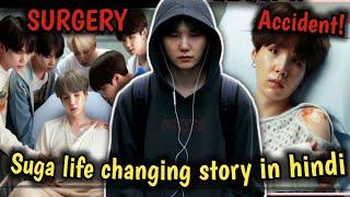 Suga life changing story that will shock you  dengerous accident, surgery, dipression #suga #bts