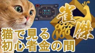 【雀魂】初めての金の間　#猫ミーム　#猫ミーム実況　#猫マニ