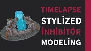 Autodesk 3Ds Max 2018 | Stylized İnhibitör Timelapse Modeling