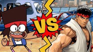 M.U.G.E.N Battles | K.O. vs Ryu | OK K.O.! vs Street Fighter