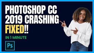 How to fix Adobe Photoshop cc crashing issue in 1 minute