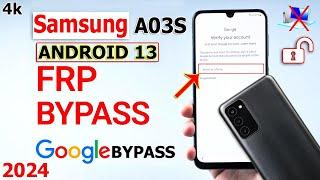 Finally New Security 2024  Samsung A03S Frp Bypass Android 13  Samsung A03S Frp Bypass Android 13