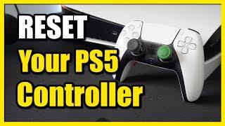 How to RESET PS5 Controller (Easy Tutorial)