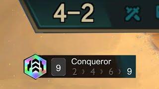 *World Record* 9 Conqueror at 4-2???⭐⭐⭐ | TFT SET 13 Arcane