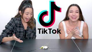 Trying Viral TikTok Challenges - Merrell Twins