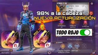 SENSIBILIDAD ACTUALIZADA️Para dar TODO ROJO en FREE FIRE